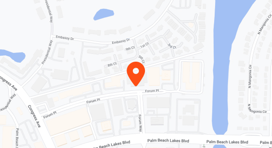 West Palm Beach Office Map